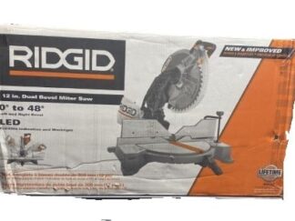 Ridgid 12 Inch Dual Bevel Miter Saw On Sale