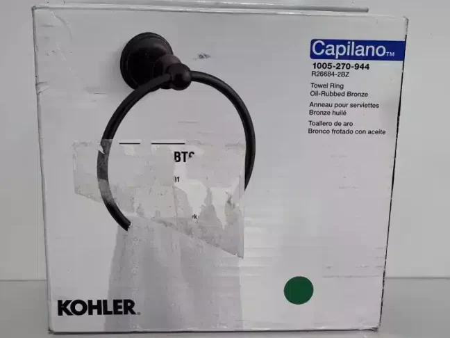 Kohler Capilano Towel Ring Oil-Rubbed Bronze