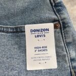 Denizen From Levi's High Rise Jeans 3" Shorts Size 6 W28