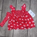 Cat & Jack Flower Print Tank With Headband Size 6M