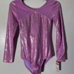 Cat & Jack Pink Rhinestone Leotard Size XL 14/16