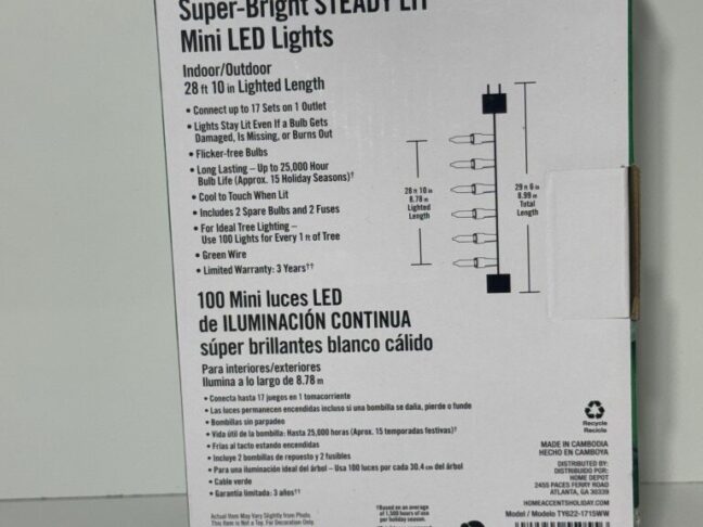 Home Accents 100 warm white Mini LED Lights - Image 6