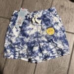 Cat & Jack Girls Shorts Tie-Dye Cotton Knit Size 5T