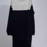 DKNY Knitted dress Black and white Size Large