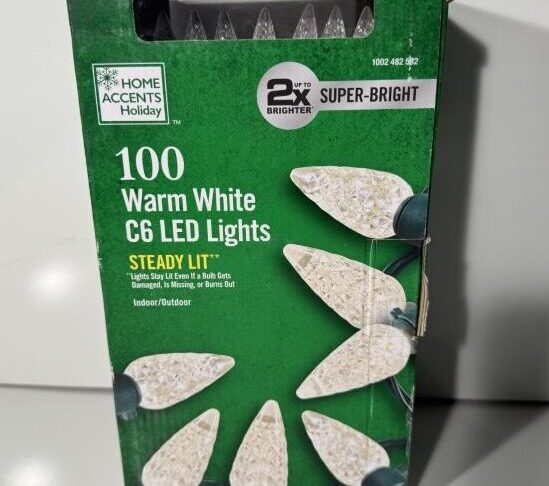 Home Accents holiday 100 LED C6 Lights