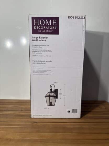 Home Decorators Large Exterior Wall Lantern - Image 7