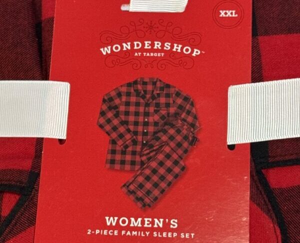 Wondershop Womans Pajama 2 Piece Set XXL - Image 5