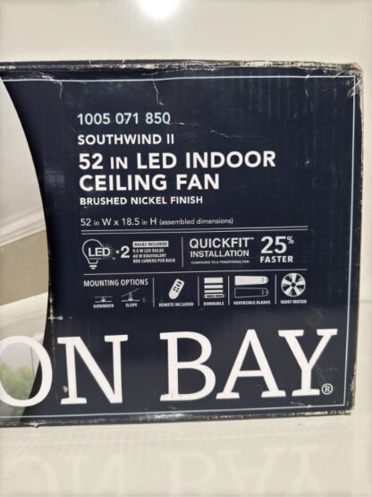 Hampton Bay Southwind II 52 Inch LED Indoor Ceiling Fan - Image 6