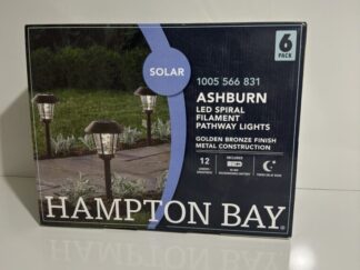 Hampton Bay Ashburn LED Spiral Filament Lights 6 pack