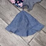 3Pc Floral Dress Bloomers And Sunhat Size 3M 