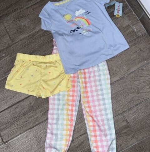 3-Piece Set Cat & Jack Pajama Size S