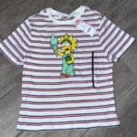 Striped Lisa Simpson Statue of Liberty T-Shirt Size XL