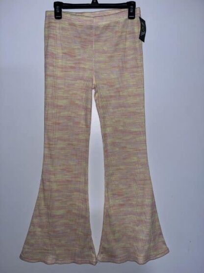 Yellow Multicolor Ribbed Flare Pants Art Class Size XXL