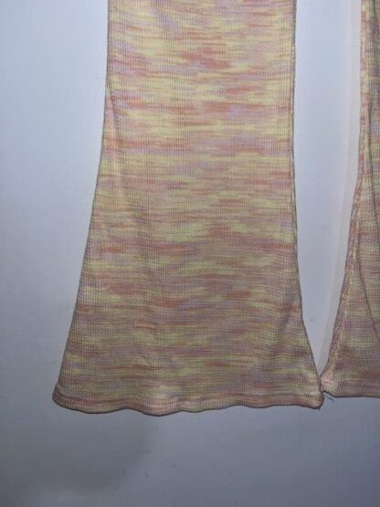 Yellow Multicolor Ribbed Flare Pants Art Class Size XXL