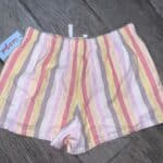 Girls Cat & Jack Stripped Multicolor Shorts Size XL