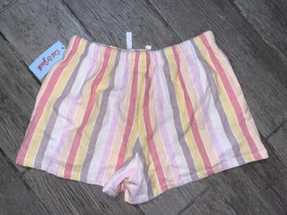 Girls Cat & Jack Stripped Multicolor Shorts Size XL