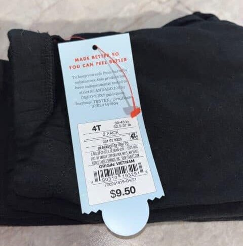 Girls Cat & Jack Black Leggings Size 4t