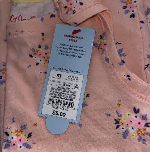 Girls Cat & Jack Floral Tank Shirt