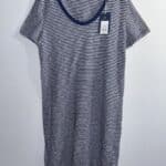 Women's Universal Thread Blue Stripped Dress