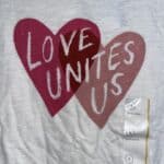 Women's Universal Thread Loves Unites Us shirt Size Small