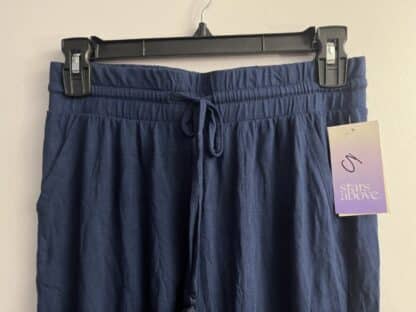 Women's Stars Above Soft Blue Pajama Pants Size XS