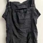 Women Wild Fable Black Open Front Black Dress Size Large