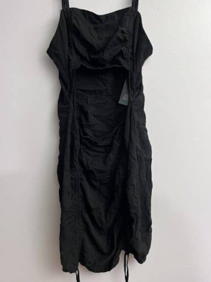 Women Wild Fable Black Open Front Black Dress Size Large