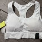 Women's All In Motion White Seamless Racer Bra Size XL