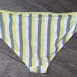 Women Kona Sol High Rise Striped Bikini Bottom