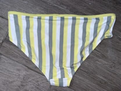 Women Kona Sol High Rise Striped Bikini Bottom