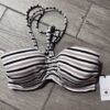 Women's Shade & Shore Lightly Lined Halter Bikini Top Size 32DD
