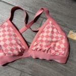 Womens Kona Sol Pink Triangle Bikini Top Adjustable Straps Size 1x