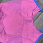 Women Colsie Heart Pink Blue Mesh One Piece Bathing Suit