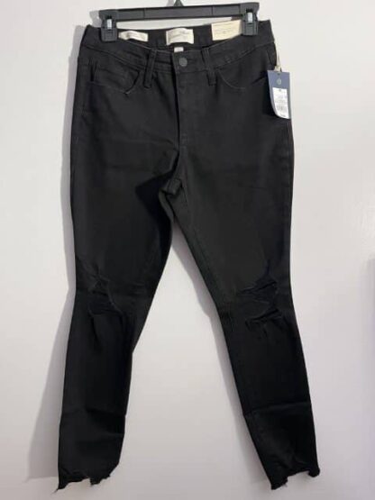 Universal Thread Black Mid Rise Skinny Jeans Size 4Short