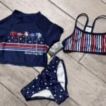 Girls Art Class UPF 50+ 3 Piece Swimsuit