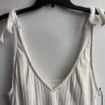 Women's Shade & Shore Plunge Ribbed Shoulder Tie Swimsuit Size Large