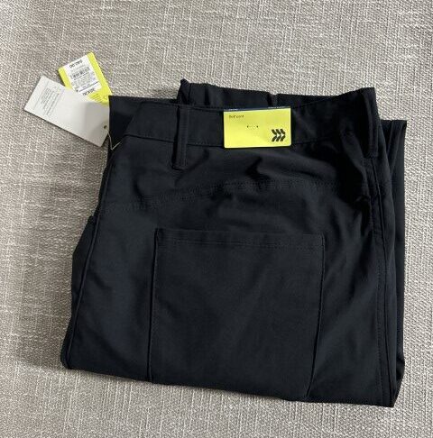 Mens Black Golf Pants Size 38x30