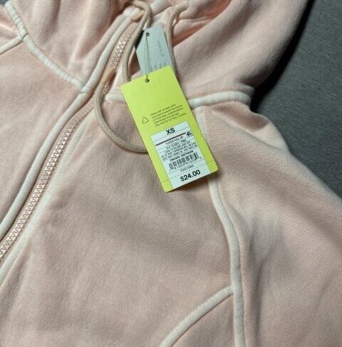 Long Sleeve Fleece Sweater Woman's Pink XS - Image 2