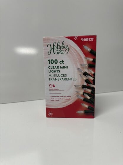 IMG 4075 Medium rotated Holiday Living 100 count clear mini lights