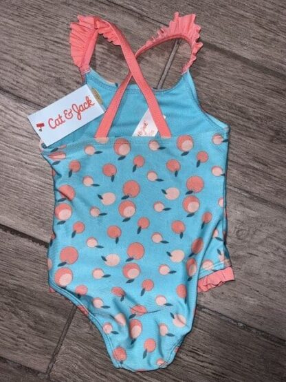 Baby Peach Ruffle Bathing Suit Size 2t