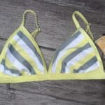 Women's Kona Sol Bathing Suit Top Yellow Size Medium