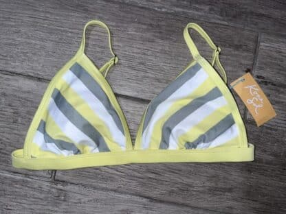 Women's Kona Sol Bathing Suit Top Yellow Size Medium