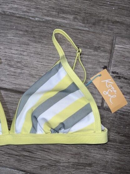 Women's Kona Sol Bathing Suit Top Yellow Size Medium