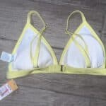 Women's Kona Sol Bathing Suit Top Yellow Size Medium