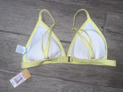 Women's Kona Sol Bathing Suit Top Yellow Size Medium