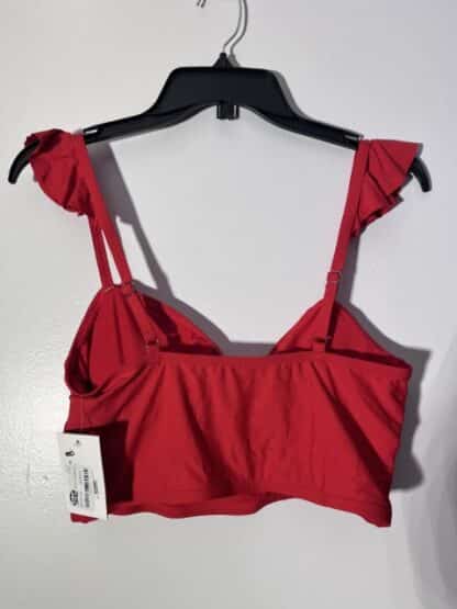 Women's Sea Angel Red Ruffled Bikini Top Size Large