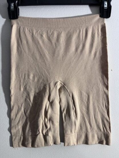 Women's Beige Jockey No Chafe Smoothing Mid Length Slip shorts