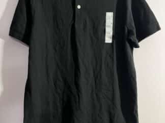 Men's Goodfellow Black Standard Fit Polo Size M