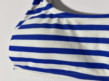 Women's Xhilaration Bikini Blue And White Top Size Medium