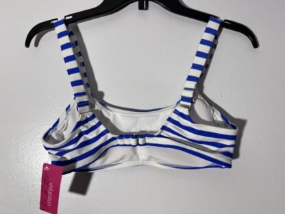 Women's Xhilaration Bikini Blue And White Top Size Medium